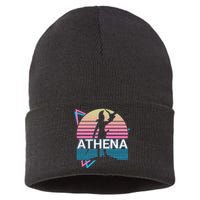 Athena Greek Goddess Of Wisdom And War Sustainable Knit Beanie