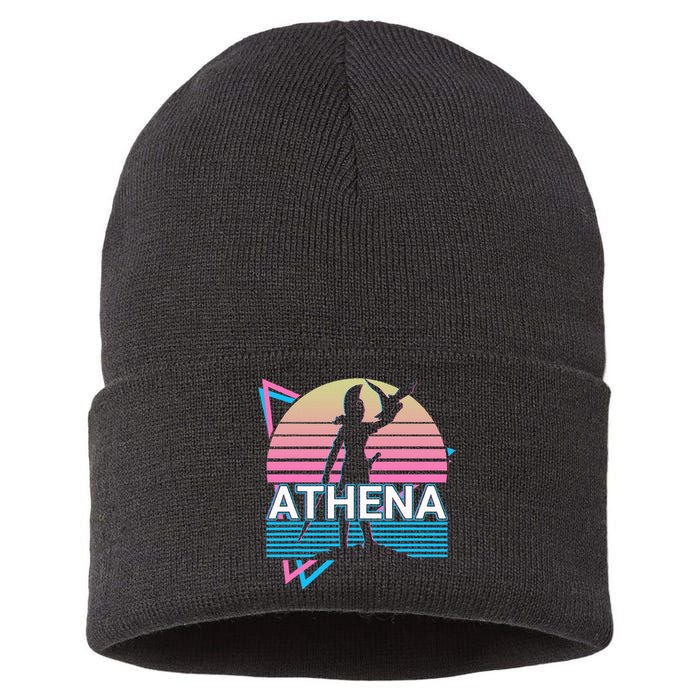 Athena Greek Goddess Of Wisdom And War Sustainable Knit Beanie