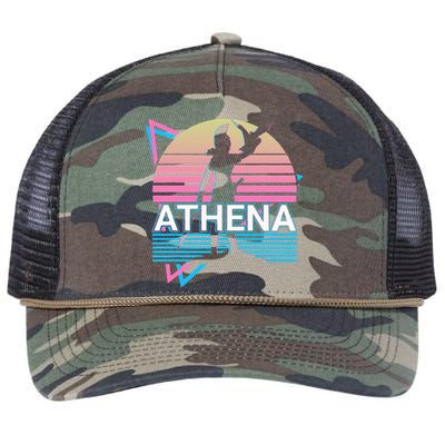 Athena Greek Goddess Of Wisdom And War Retro Rope Trucker Hat Cap