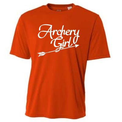 Archery Girl Gift Cooling Performance Crew T-Shirt