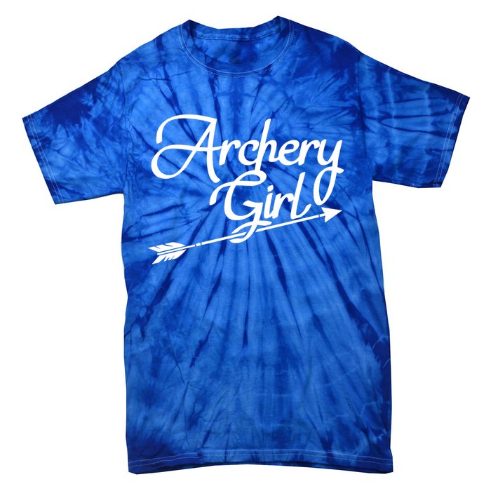 Archery Girl Gift Tie-Dye T-Shirt