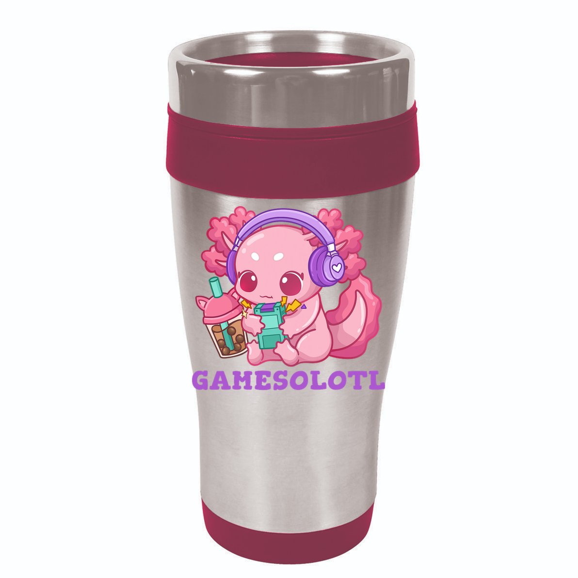 Axolotl Gaming Gamer Video Games Boba Tea Bubble Anime Hoodie