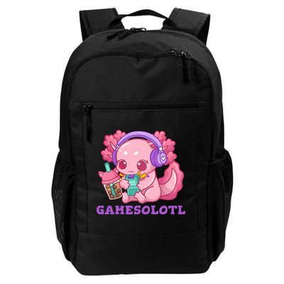 Axolotl Gaming Gamer Video Games Boba Tea Bubble Anime Backpack