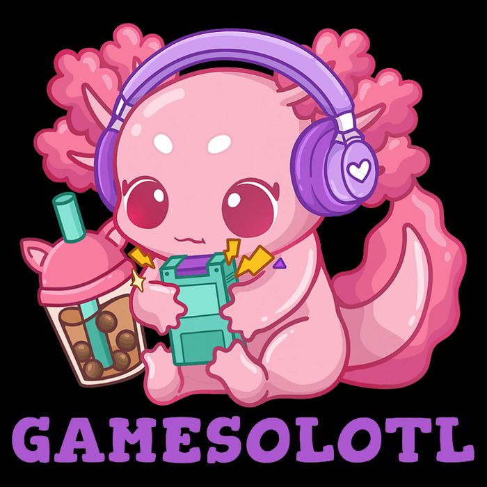 Axolotl Gaming Gamer Video Games Boba Tea Bubble Anime 16 in Basic Backpack