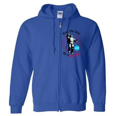 Astronaut Graphic Gift Full Zip Hoodie