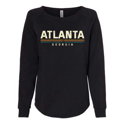 Atlanta Georgia GA Collection Atlantan Collectible Tourist Womens California Wash Sweatshirt