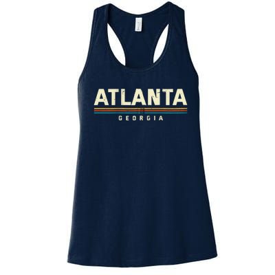 Atlanta Georgia GA Collection Atlantan Collectible Tourist Women's Racerback Tank