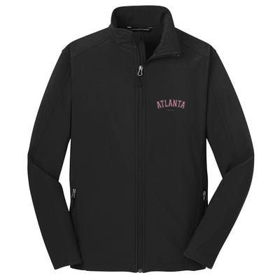 Atlanta Georgia Ga Varsity Style On Atlanta Core Soft Shell Jacket