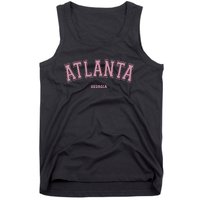 Atlanta Georgia Ga Varsity Style On Atlanta Tank Top