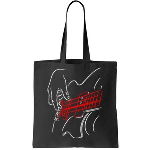 Acoustic Guitar Guitarist Bass Player Musician Gift  Tote Bag