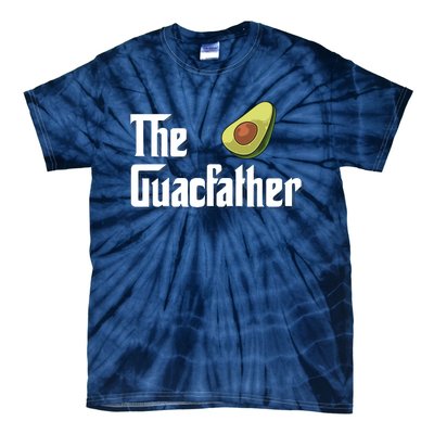 Avocado Guacamole Gift The Guacfather Tie-Dye T-Shirt