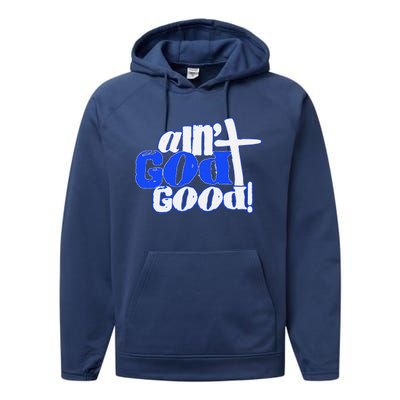 Ain't God Good Easter Christian Lord Jesus Christ Devotion Performance Fleece Hoodie