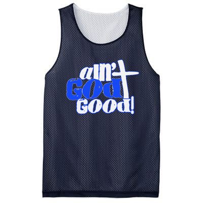 Ain't God Good Easter Christian Lord Jesus Christ Devotion Mesh Reversible Basketball Jersey Tank