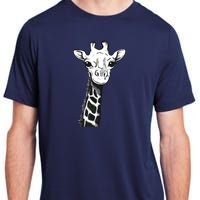 Animal Gift Graphic Safari Zoo Tee Giraffe Adult ChromaSoft Performance T-Shirt