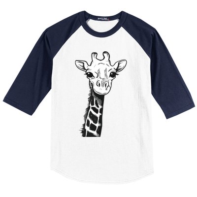 Animal Gift Graphic Safari Zoo Tee Giraffe Baseball Sleeve Shirt