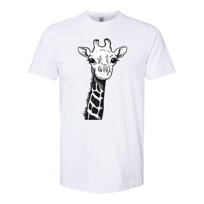 Animal Gift Graphic Safari Zoo Tee Giraffe Softstyle® CVC T-Shirt