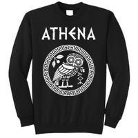 Athena Greek Goddess Of Wisdom And War Athenian Owl Symbol Tall Sweatshirt