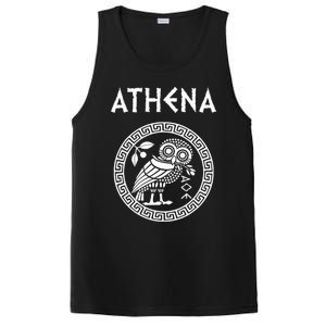 Athena Greek Goddess Of Wisdom And War Athenian Owl Symbol PosiCharge Competitor Tank