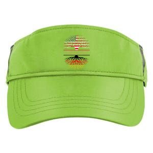 American Grown Ger Roots America Gery Tree Flag Gift Adult Drive Performance Visor