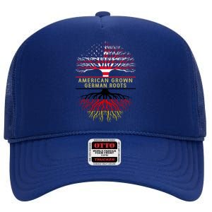 American Grown Ger Roots America Gery Tree Flag Gift High Crown Mesh Back Trucker Hat