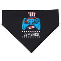 American Gamer Gamerica 4Th Of July Gaming USA-Made Doggie Bandana