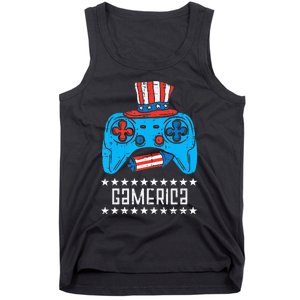 American Gamer Gamerica 4Th Of July Gaming Tank Top