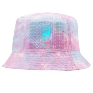 Arcade Gaming Gamer Retro Arcade Gaming Tie-Dyed Bucket Hat