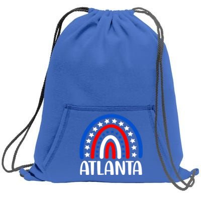 Atlanta Georgia Gift I Love Atlanta Georgia Usa Gift Sweatshirt Cinch Pack Bag