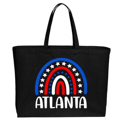 Atlanta Georgia Gift I Love Atlanta Georgia Usa Gift Cotton Canvas Jumbo Tote