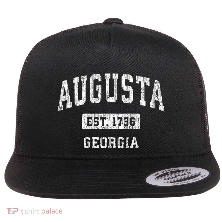 Augusta Georgia Ga Vintage Sports Flatbill Hat