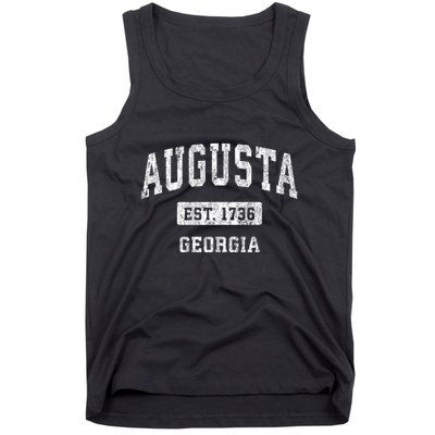 Augusta Georgia Ga Vintage Sports Tank Top