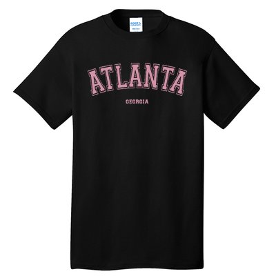 Atlanta Georgia Ga Varsity Style On Atlanta Tall T-Shirt