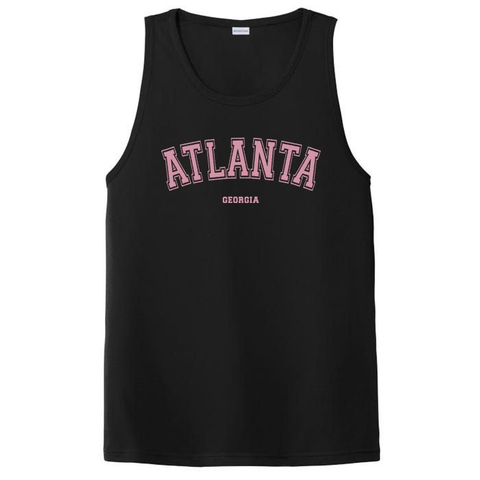 Atlanta Georgia Ga Varsity Style On Atlanta PosiCharge Competitor Tank