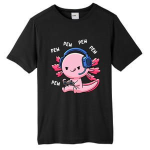 Axolotl Gaming Girl Anime Video Game Pew Gamer Tall Fusion ChromaSoft Performance T-Shirt