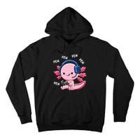 Axolotl Gaming Girl Anime Video Game Pew Gamer Tall Hoodie