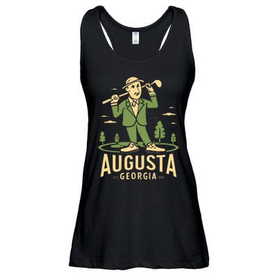 Augusta Georgia Golf Ladies Essential Flowy Tank