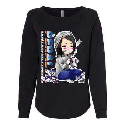 Anime Gamer Girl Retro Gamer Woman Womens California Wash Sweatshirt