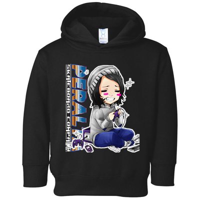 Anime Gamer Girl Retro Gamer Woman Toddler Hoodie