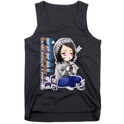 Anime Gamer Girl Retro Gamer Woman Tank Top