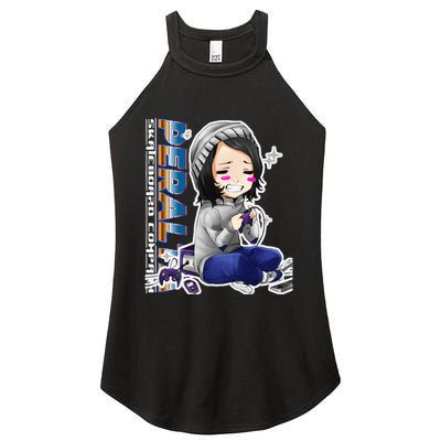 Anime Gamer Girl Retro Gamer Woman Women's Perfect Tri Rocker Tank