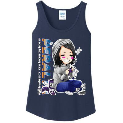 Anime Gamer Girl Retro Gamer Woman Ladies Essential Tank