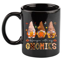 Autumn Gnome Gathering Embrace the Fall Vibes 11oz C Handle Ceramic Mug