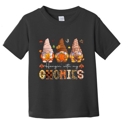 Autumn Gnome Gathering Embrace the Fall Vibes Toddler T-Shirt