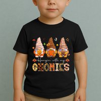 Autumn Gnome Gathering Embrace the Fall Vibes Toddler T-Shirt