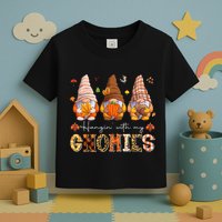 Autumn Gnome Gathering Embrace the Fall Vibes Toddler T-Shirt
