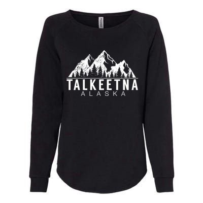 Alaska Giffunny Gift Talkeetna Alaska Gift Womens California Wash Sweatshirt