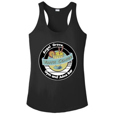 Angel Grove Gym And Juice Bar Ladies PosiCharge Competitor Racerback Tank