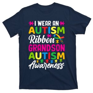 Autism Grandson Gift From Grandfather Autism Grandson Gift From Grandmother T-Shirt