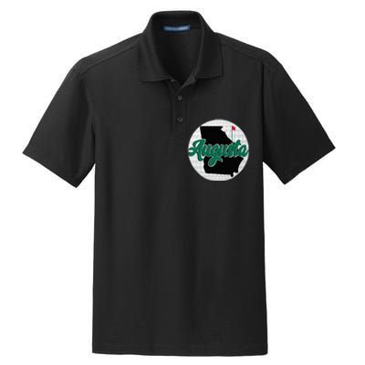 Augusta Georgia Golf Dry Zone Grid Polo