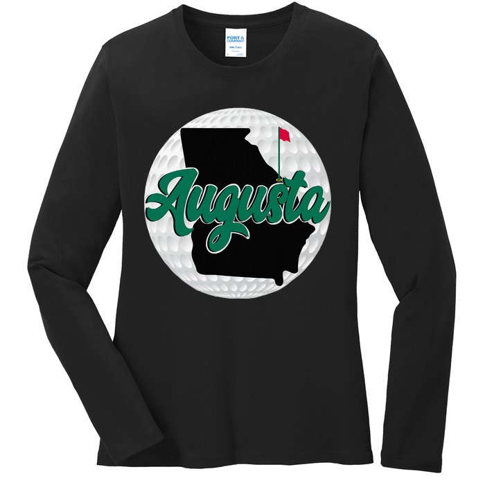 Augusta Georgia Golf Ladies Long Sleeve Shirt